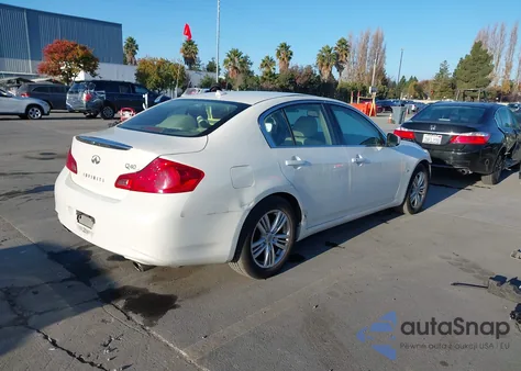 2015 Infiniti Q40 from USA, damaged, VIN JN1CV6AP5FM502312